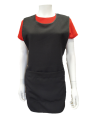 Estola cuello redondo 1 bolsillo central Mod.7