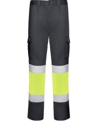Pantalón elástico Alta visibilidad (Gris)