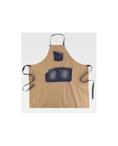 Delantal con peto vaquero M720