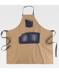 Delantal con peto vaquero M720