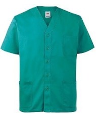 Casaca sanitaria con botones