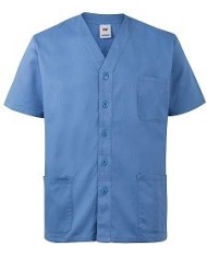 Casaca sanitaria con botones