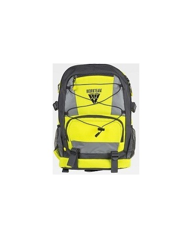 Mochila alta visibilidad con capacidad de 20l.