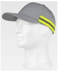 Gorra con cinta reflectante-fluorescente