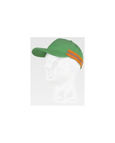 Gorra con cinta reflectante-fluorescente