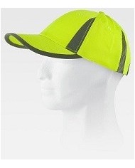 Gorra ajustable en alta visibilidad, diseño picos reflectantes. WFA902