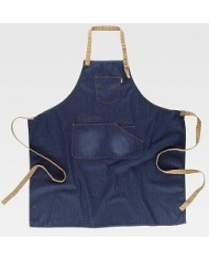 Delantal con peto vaquero. M710