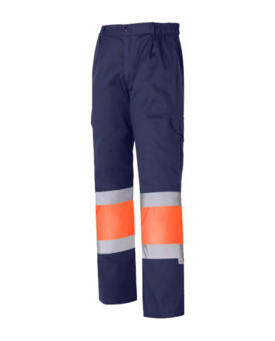 Pantalón multibolsillos reflectante