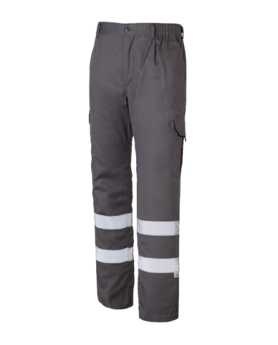 Pantalón multibolsillos + 2 bandas reflectantes