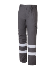 Pantalón multibolsillos + 2 bandas reflectantes