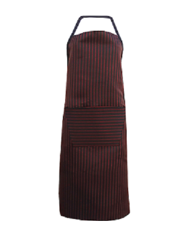 Delantal Rayas (Poliester-Algodón)