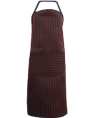 Delantal Rayas (Poliester-Algodón)