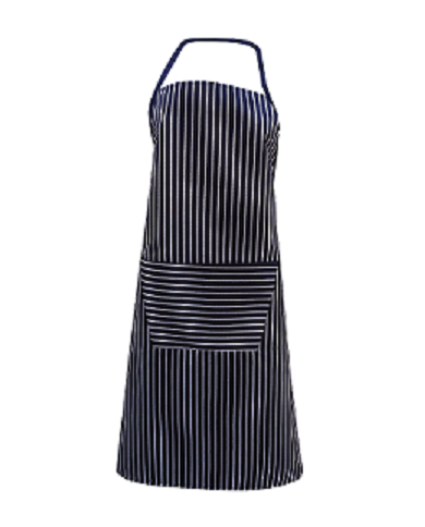 Delantal Rayas (Poliester-Algodón)