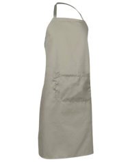 Delantal con peto y bolsillo. OVEN