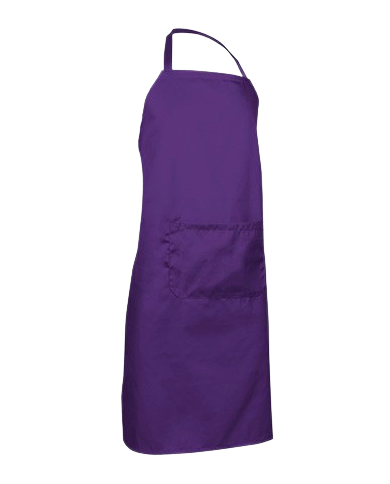 Delantal con peto y bolsillo. OVEN