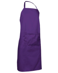 Delantal con peto y bolsillo. OVEN