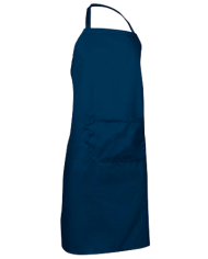 Delantal con peto y bolsillo. OVEN