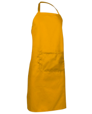 Delantal con peto y bolsillo. OVEN