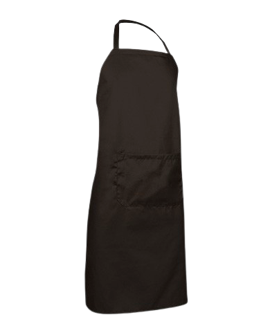 Delantal con peto y bolsillo. OVEN