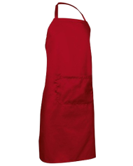 Delantal con peto y bolsillo. OVEN