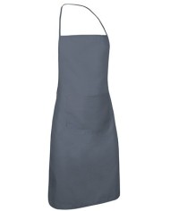 Delantal con peto y bolsillo. CHEF