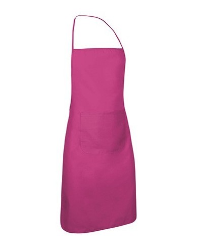 Delantal con peto y bolsillo. CHEF