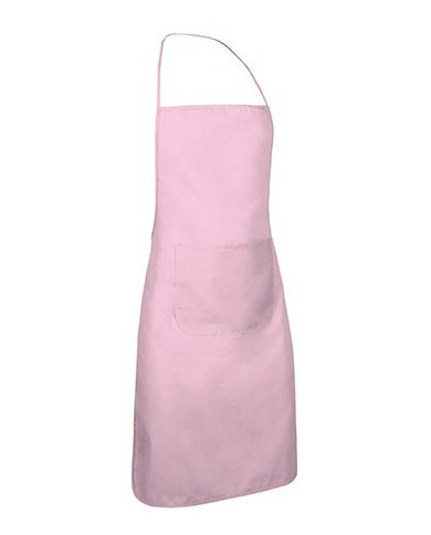 Delantal con peto y bolsillo. CHEF