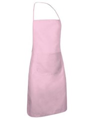 Delantal con peto y bolsillo. CHEF