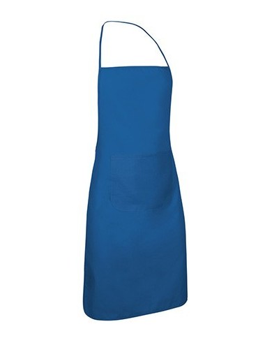 Delantal con peto y bolsillo. CHEF