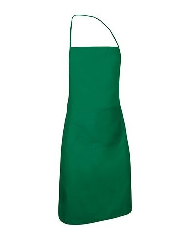 Delantal con peto y bolsillo. CHEF