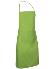Delantal con peto y bolsillo. CHEF