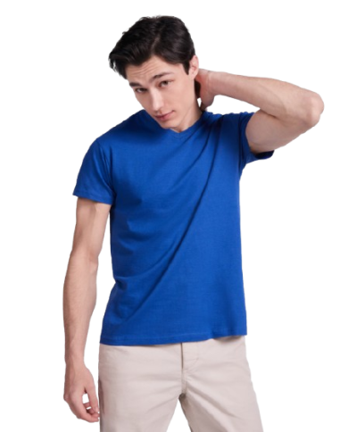 Camiseta Algodón Pico Sam.