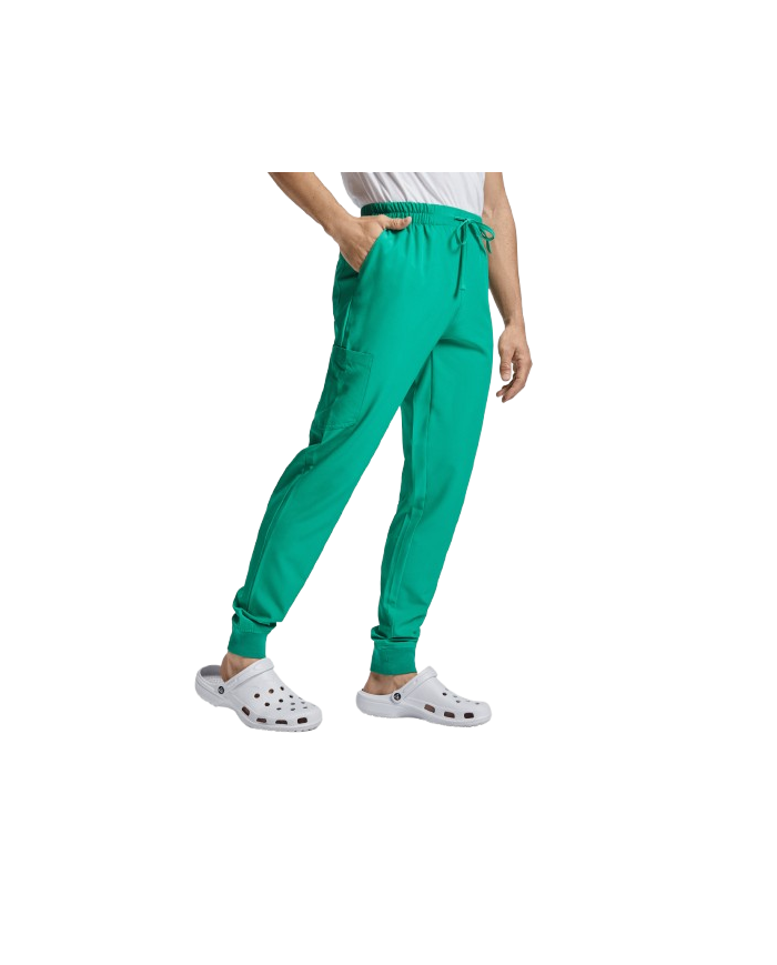 Pantalón recto con puños FIBER