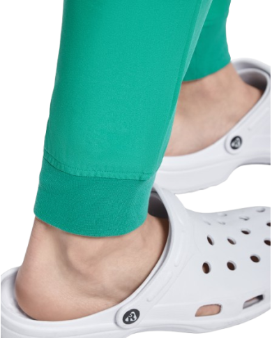 Pantalón recto con puños FIBER