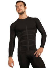 Camiseta térmica elástica sin costuras (M/ larga) SKYNET