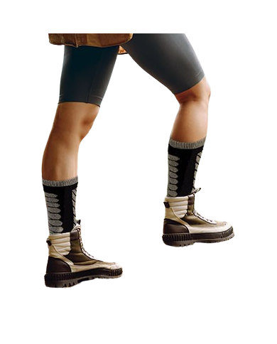 Calcetines térmicos bicolor de caña alta ORDESA