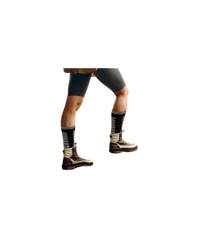 Calcetines térmicos bicolor de caña alta ORDESA