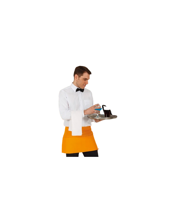 Delantal sin peto multi bolsillos. COFFEE