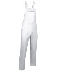 Pantalón con peto y tirantes.