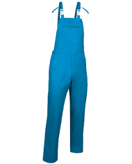 Pantalón con peto y tirantes.