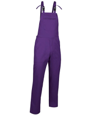 Pantalón con peto y tirantes.