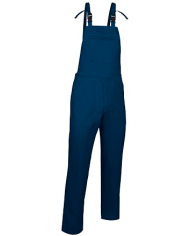 Pantalón con peto y tirantes.