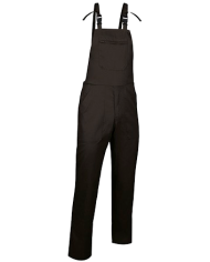 Pantalón con peto y tirantes.