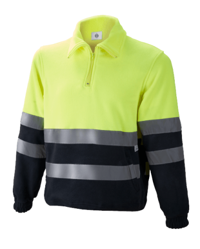 Forro polar media cremallera combinado