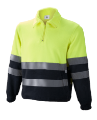 Forro polar media cremallera combinado