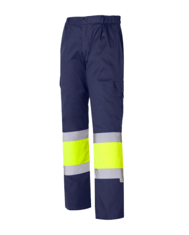 Pantalón multibolsillos reflectante