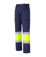 Pantalón multibolsillos reflectante