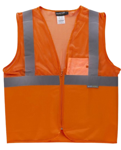 Chaleco rejilla cremallera C3612