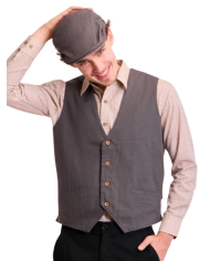 Boina inglesa en tejido canvas