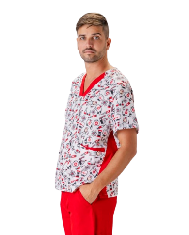 Casaca unisex combinada